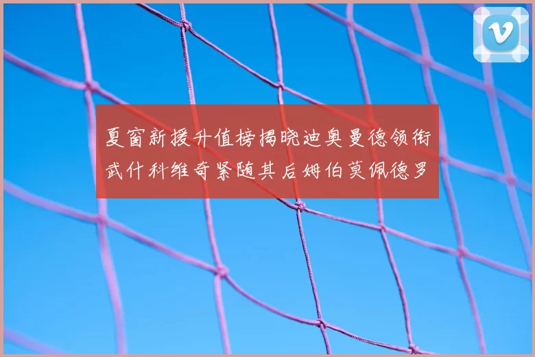 夏窗新援升值榜揭晓迪奥曼德领衔武什科维奇紧随其后姆伯莫佩德罗表现抢眼